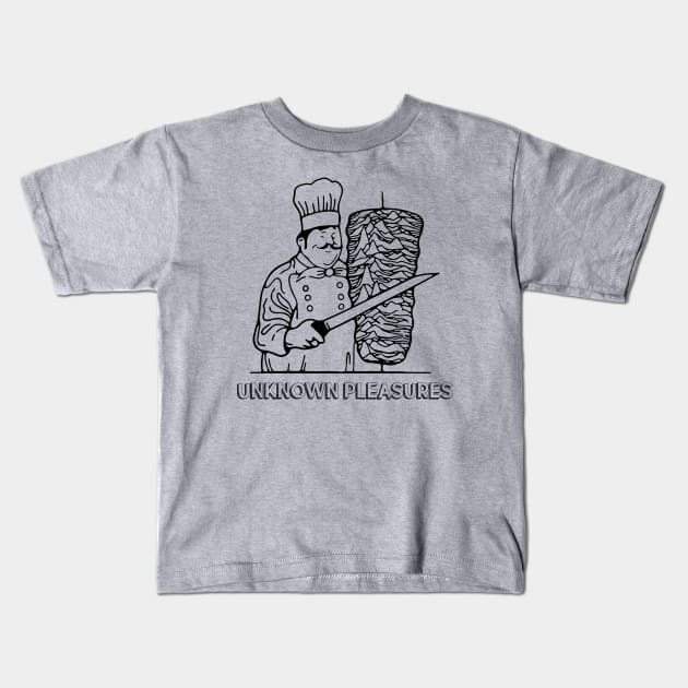 Unknown Pleasures \\ Food Design Style Kids T-Shirt by Babe Bears